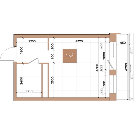 
  Продается 1-комн. квартира, 27.8 м², ЖК Небо над Енисеем
. Фото 2.