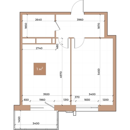 
  Продается 1-комн. квартира, 51.2 м², ЖК Небо над Енисеем
. Фото 2.