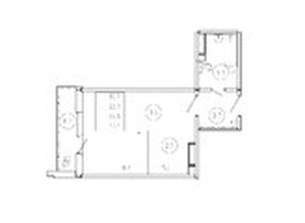 
  Продается студия, 35.6 м², ЖК Три слона, дом 1
. Фото 1.