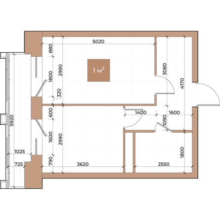 
  Продается 1-комн. квартира, 39.2 м², ЖК Небо над Енисеем
. Фото 3.