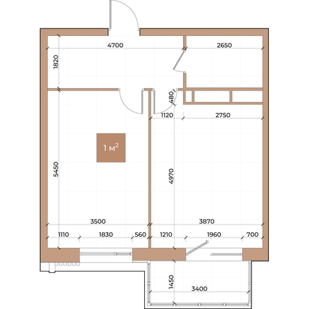 
  Продается 1-комн. квартира 52.4 м², в ЖК Небо над Енисеем. Фото 3.