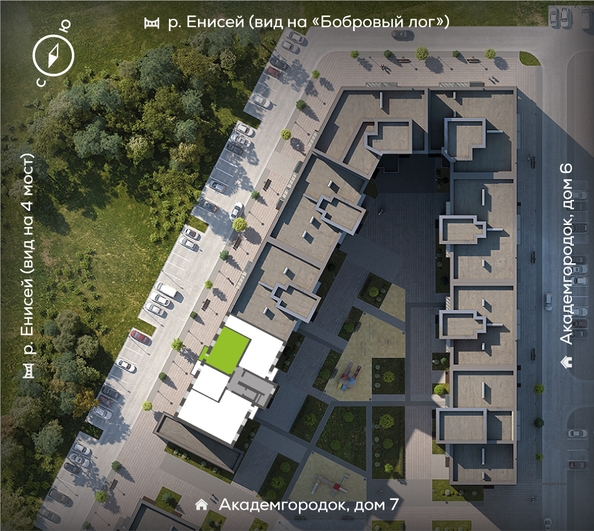
  Продается 2-комн. квартира, 64 м², ЖК Академгородок, дом 8
. Фото 1.
