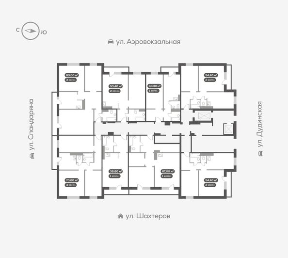 
  Продается 1-комн. квартира, 67.9 м², ЖК Белый квартал на Спандаряна, 2
. Фото 5.