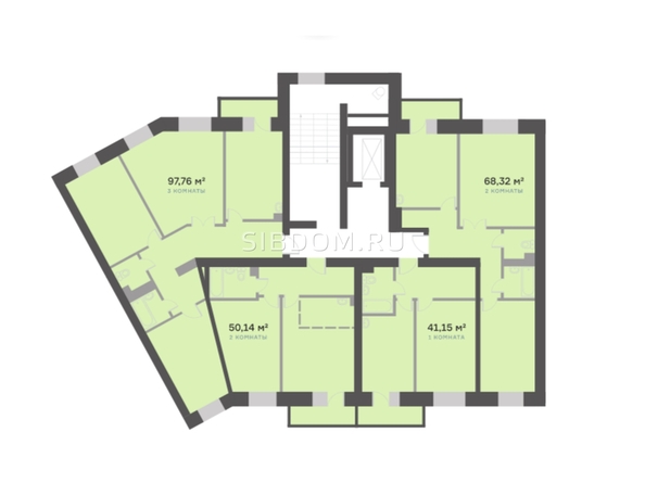 
  Продается 1-комн. квартира, 42.1 м², ЖК Академгородок, дом 7
. Фото 2.