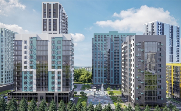 
  Продается 3-комн. квартира, 66.5 м², ЖК Univers (Универс), 2 квартал
. Фото 2.