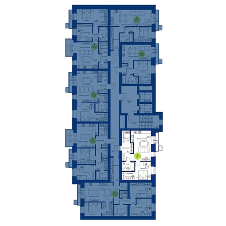 
  Продается 2-комн. квартира, 57.9 м², ЖК Вита-парк
. Фото 2.