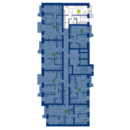 
  Продается 2-комн. квартира, 56.5 м², ЖК Вита-парк
. Фото 2.