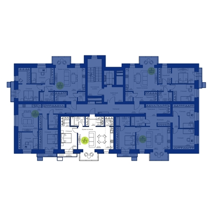 
  Продается 2-комн. квартира, 65.5 м², ЖК Вита-парк
. Фото 2.