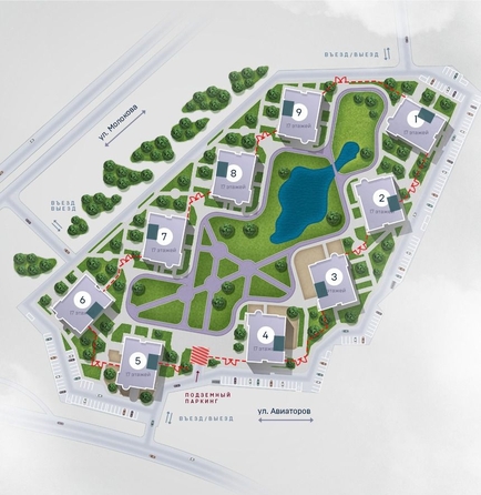 
  Продается 2-комн. квартира, 59.1 м², ЖК SCANDIS OZERO (Скандис озеро), 7
. Фото 2.