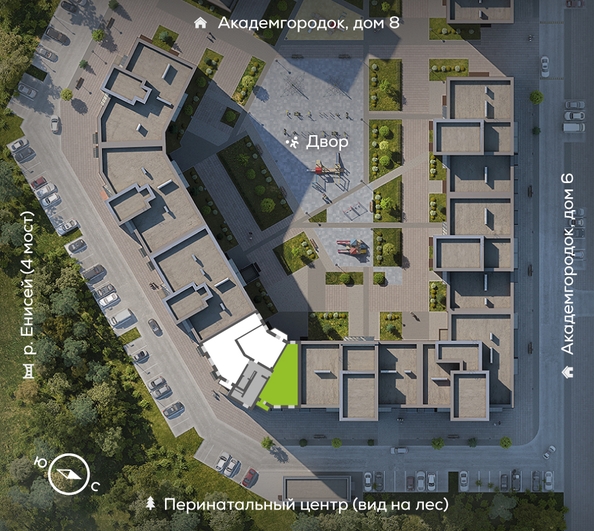 
  Продается 3-комн. квартира, 81.5 м², ЖК Академгородок, дом 7
. Фото 1.