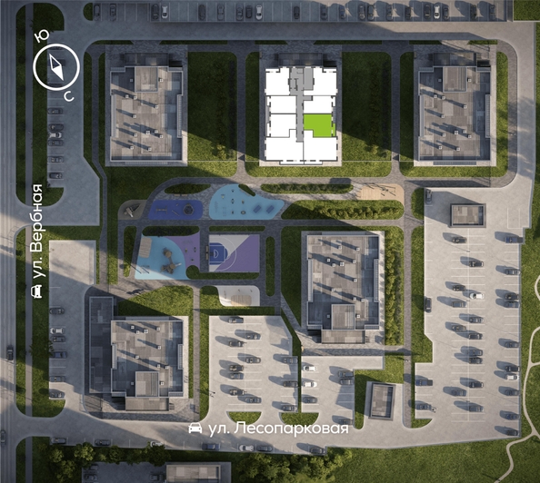 
  Продается 2-комн. квартира, 54.4 м², ЖК Белый квартал на Свободном, дом 3
. Фото 1.