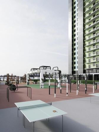 
  Продается 1-комн. квартира, 37.7 м², ЖК Зеленая высотка на Калинина
. Фото 2.