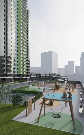 
  Продается 1-комн. квартира, 37.6 м², ЖК Зеленая высотка на Калинина
. Фото 10.