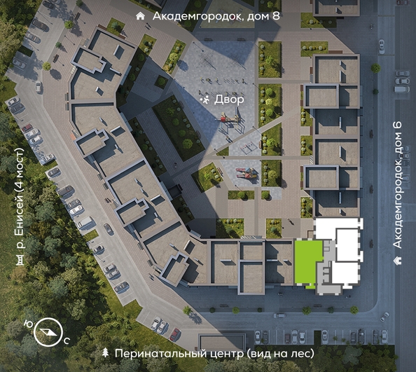 
  Продается 3-комн. квартира, 109 м², ЖК Академгородок, дом 7
. Фото 1.