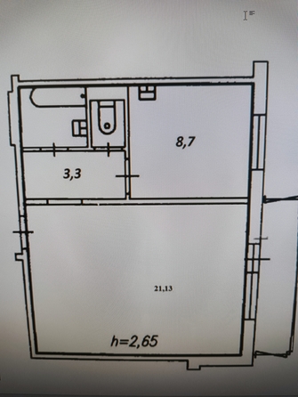 
  Продам 1-комн. квартиру, 40.6 м², ЖК Покровский, 7 мкр дом 1-1а
. Фото 21.