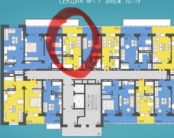 
  Продам студия, 18.6 м², ЖК Отражение, дом 4
. Фото 2.