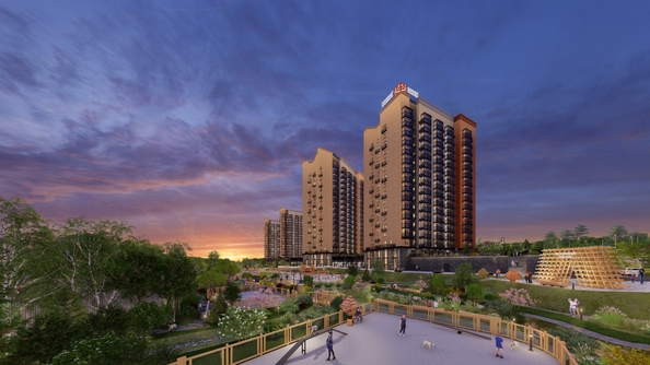 
  Продается 3-комн. квартира, 55.3 м², ЖК Калина Долина, дом 1
. Фото 4.