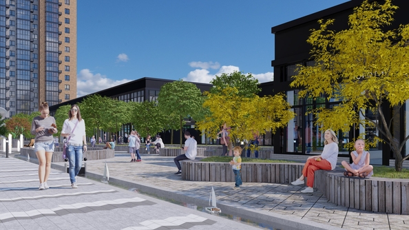 
  Продается 3-комн. квартира, 55.3 м², ЖК Калина Долина, дом 1
. Фото 15.