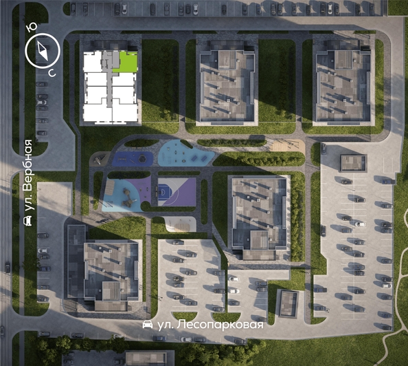 
  Продается 2-комн. квартира 58.5 м², в ЖК Белый квартал на Свободном, дом 4. Фото 1.