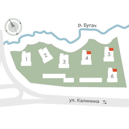 
  Продается 4-комн. квартира 71.7 м², в ЖК Калина Долина, дом 4. Фото 2.