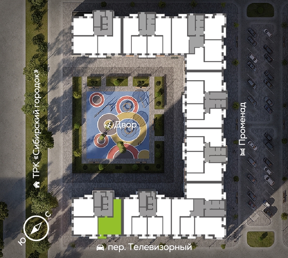 
  Продается 3-комн. квартира 81.7 м², в ЖК ОКТА, дом 1. Фото 1.