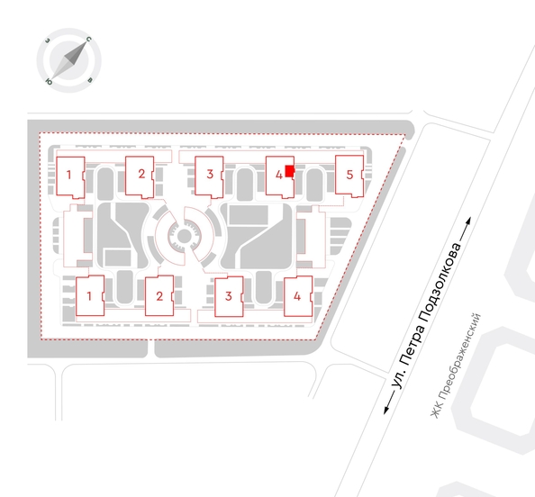 
  Продается 3-комн. квартира 61.6 м², в ЖК Чижи, 2 очередь (корпус 4). Фото 2.