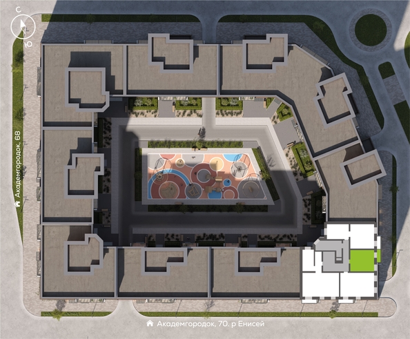 
  Продается 1-комн. квартира 37.28 м², в ЖК Новый Академ, дом 3. Фото 1.
