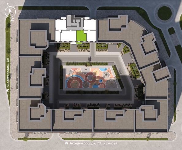 
  Продается 1-комн. квартира 35.14 м², в ЖК Новый Академ, дом 3. Фото 1.