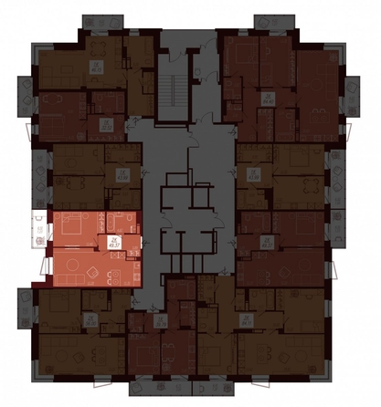 
  Продается 2-комн. квартира 49.37 м², в ЖК АЙВАЗОВСКИЙ-ЕНИСЕЙ, 2. Фото 1.