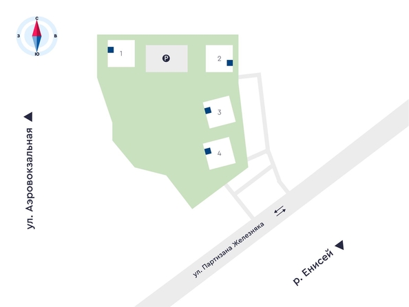 
  Продается 2-комн. квартира 55.82 м², в ЖК АЭРО, дом 3. Фото 2.