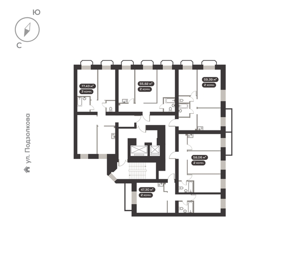 
  Продается 2-комн. квартира 47.3 м², в ЖК ДАО, дом 2. Фото 4.