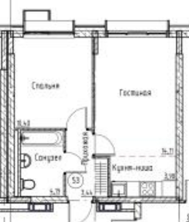 
  Продается 2-комн. квартира 36.03 м², в ЖК Премьер парк. Фото 3.
