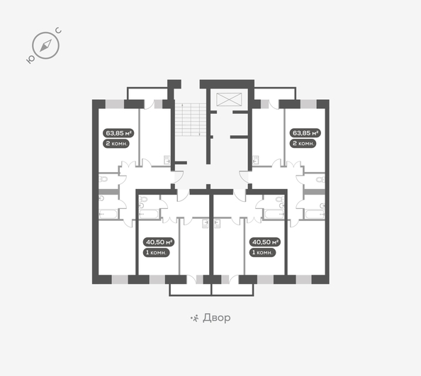 
  Продается 2-комн. квартира 64 м², в ЖК ОКТА, дом 1. Фото 5.