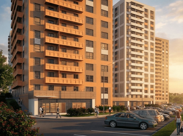 
  Продается 1-комн. квартира 41.68 м², в ЖК Нанжуль-Солнечный, дом 12. Фото 2.