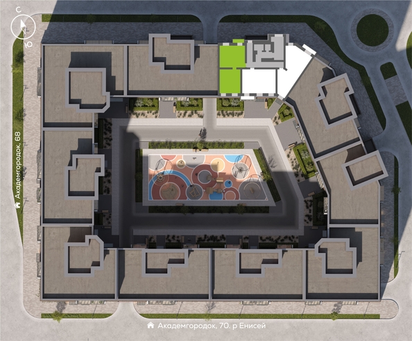 
  Продается 3-комн. квартира 77.3 м², в ЖК Новый Академ, дом 3. Фото 1.