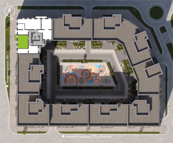 
  Продается 2-комн. квартира 54.34 м², в ЖК Новый Академ, дом 3. Фото 1.