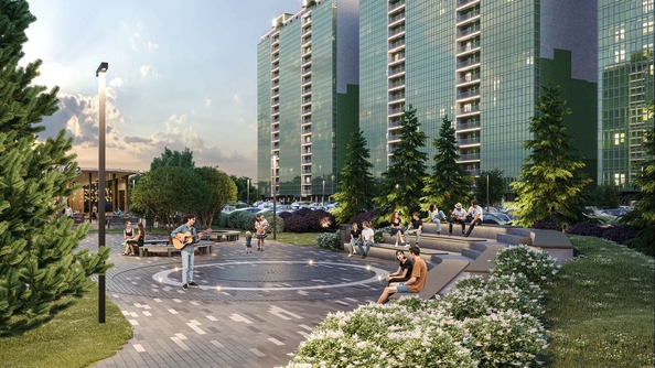 
  Продается студия 43.08 м², в ЖК Аллея Парк, 1 этап. Фото 6.