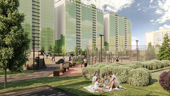 
  Продается студия 42.87 м², в ЖК Аллея Парк, 3 этап. Фото 10.