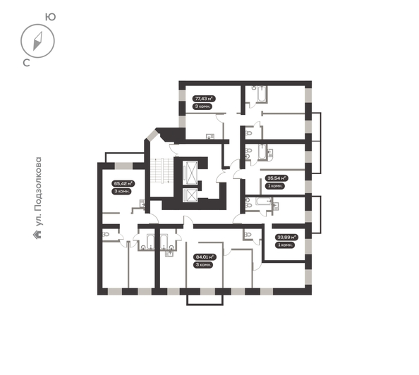 
  Продается 1-комн. квартира 33.89 м², в ЖК ДАО, дом 2. Фото 4.