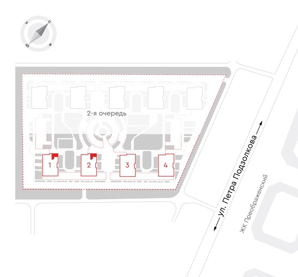 
  Продается 2-комн. квартира 60.1 м², в ЖК Чижи, 1 очередь (корпус 1,2). Фото 2.