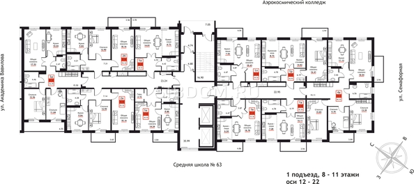 
  Продается 1-комн. квартира 37.04 м², в ЖК Академик. Фото 2.