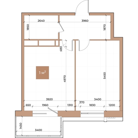 
  Продается 1-комн. квартира 51.2 м², в ЖК Небо над Енисеем. Фото 3.