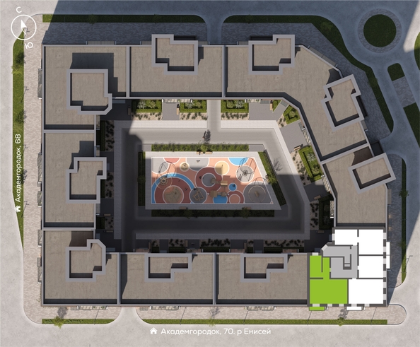 
  Продается 3-комн. квартира 94.2 м², в ЖК Новый Академ, дом 3. Фото 1.