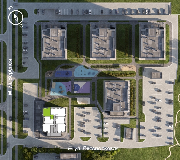 
  Продается 2-комн. квартира 62.3 м², в ЖК Белый квартал на Свободном, дом 4. Фото 1.