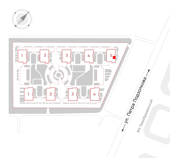 
  Продается 2-комн. квартира 43.9 м², в ЖК Чижи, 2 очередь (корпус 5). Фото 2.