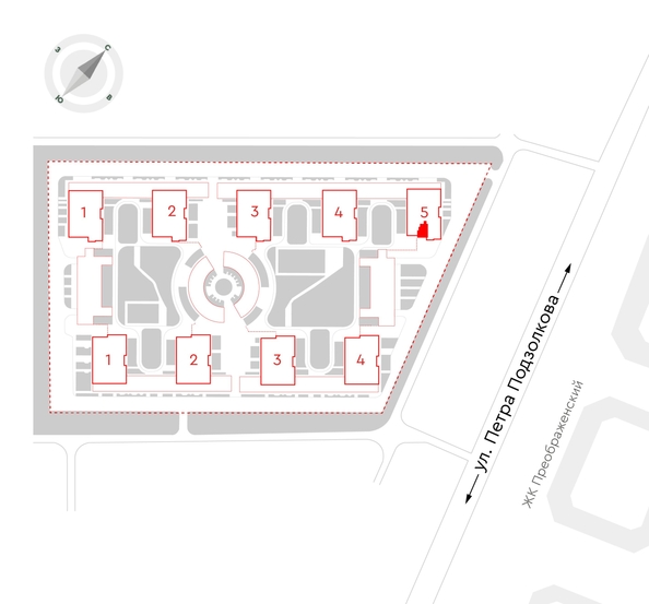 
  Продается 2-комн. квартира 55 м², в ЖК Чижи, 2 очередь (корпус 5). Фото 2.