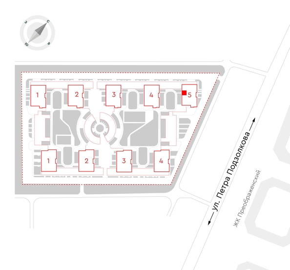
  Продается 2-комн. квартира 42.2 м², в ЖК Чижи, 2 очередь (корпус 5). Фото 2.