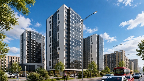 
  Продается 2-комн. квартира 57.5 м², в ЖК Ладейский квартал, дом 3. Фото 2.