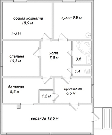 
  Продается дом 72 м². Фото 7.