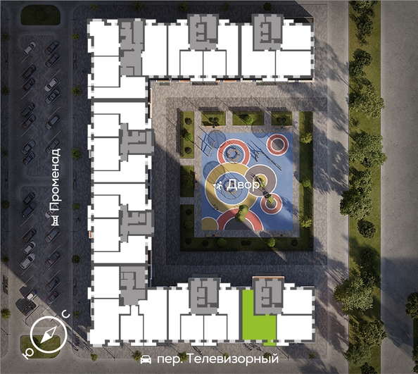 
  Продается 3-комн. квартира 82.8 м², в ЖК ОКТА, дом 2. Фото 1.
